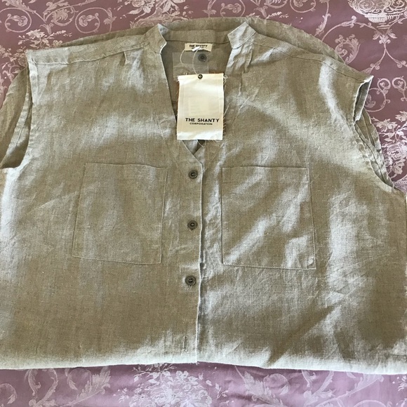 NWT The Shanty Linen Tunic - Picture 4 of 5